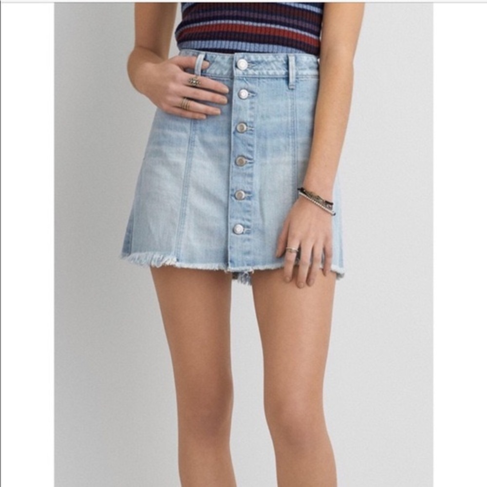 American Eagle Denim Skirt Size 6
